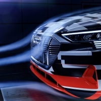 „Áramvonal” – Audi e-tron prototípus mértékadó aerodinamikai tulajdonságokkal