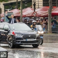 A DS 7 Crossback a Francia elnöki beiktatás hivatalos autója
