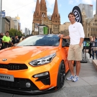 A Kia 120 autóval segíti a 2019-es Australian Open tenisztorna lebonyolítását