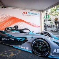 A "Nagy Futamon" debütált az ABB Formula-E versenyautó
