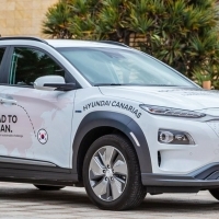 A Hyundai Canarias világ körüli útra indul a tisztán elektromos Hyundai KONA-val