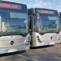 Tizenhét új Mercedes busszal bővül a győri tömegközlekedés járműparkja