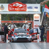 Dupla dobogóval indította WRC szezont Monte Carloban a Toyota