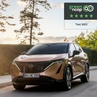 A Nissan Ariya 5 csillagos minősítést ért el a Green NCAP teszten