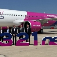 Kínában gyártott Airbus A321neo repülő érkezik a Wizz Airhez